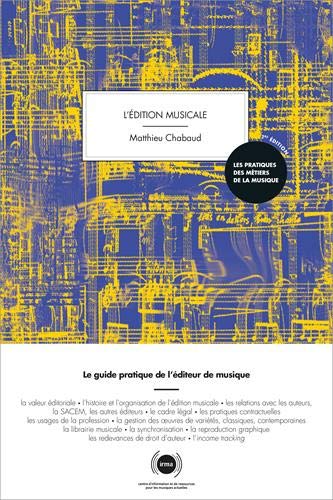 Couverture du livre l'édition musicale