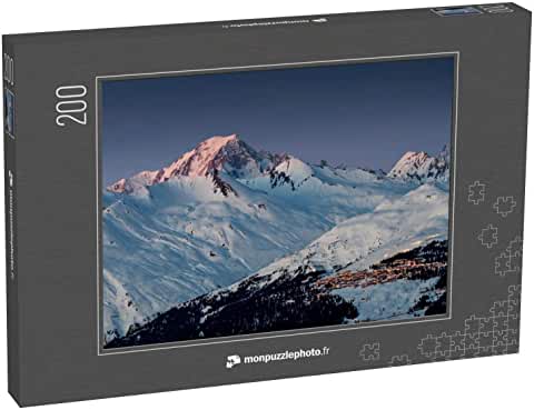 Image du Puzzle 200 pièces Le Mont Blanc de Nuit