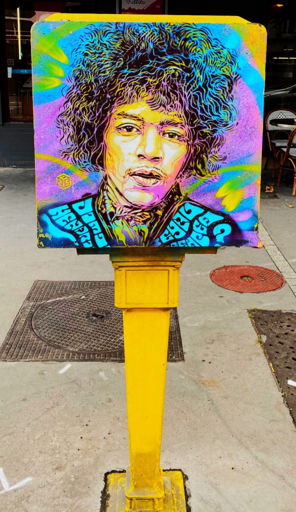 Image street art de Jimi Hendrix