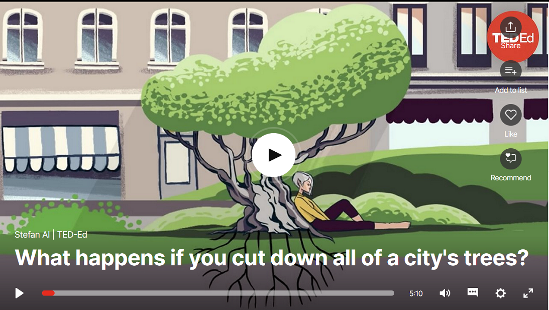 De l’utilité des arbres en ville