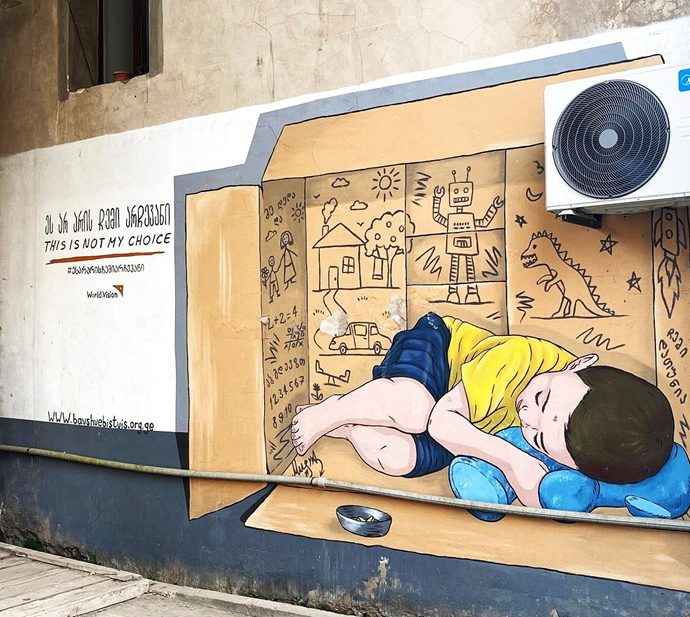 Street art en Géorgie